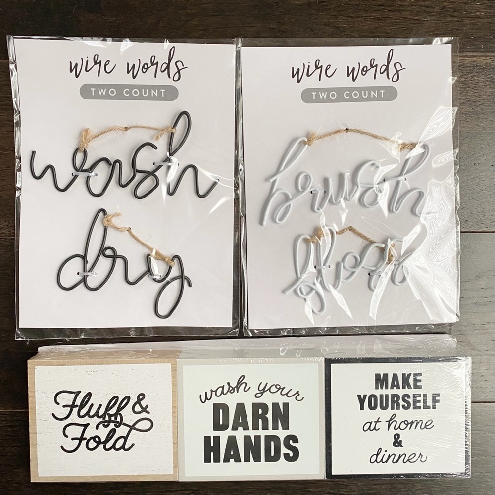 Target | Set of 3 Bathroom & Home Decor Hangings
